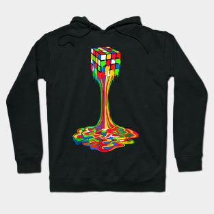 Melting Rubik Rubics Cube Hoodie